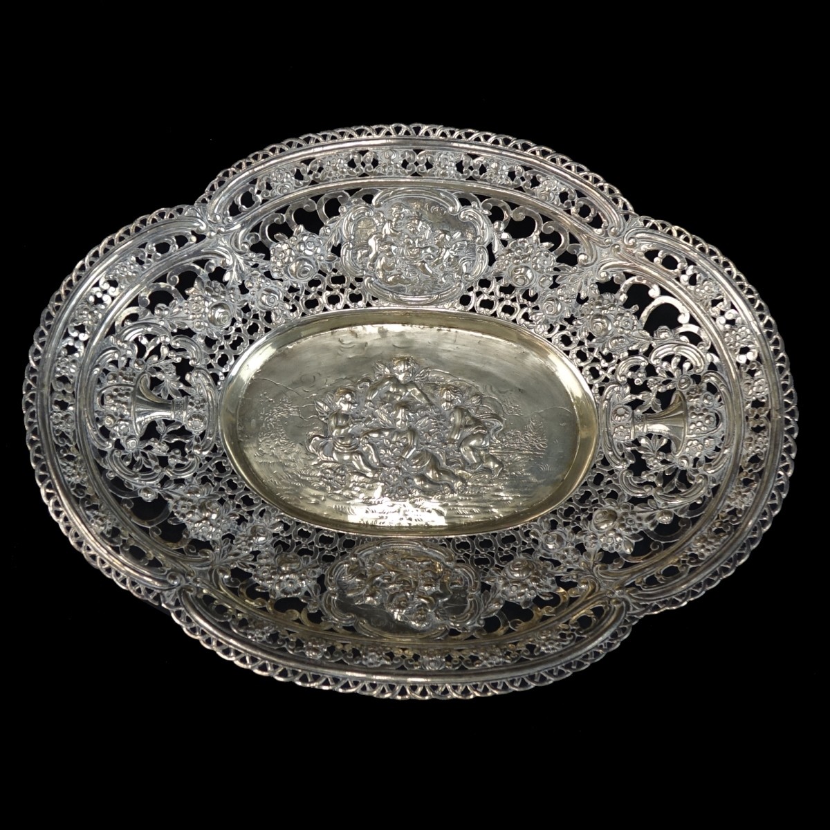 Continental 800 Silver Dish