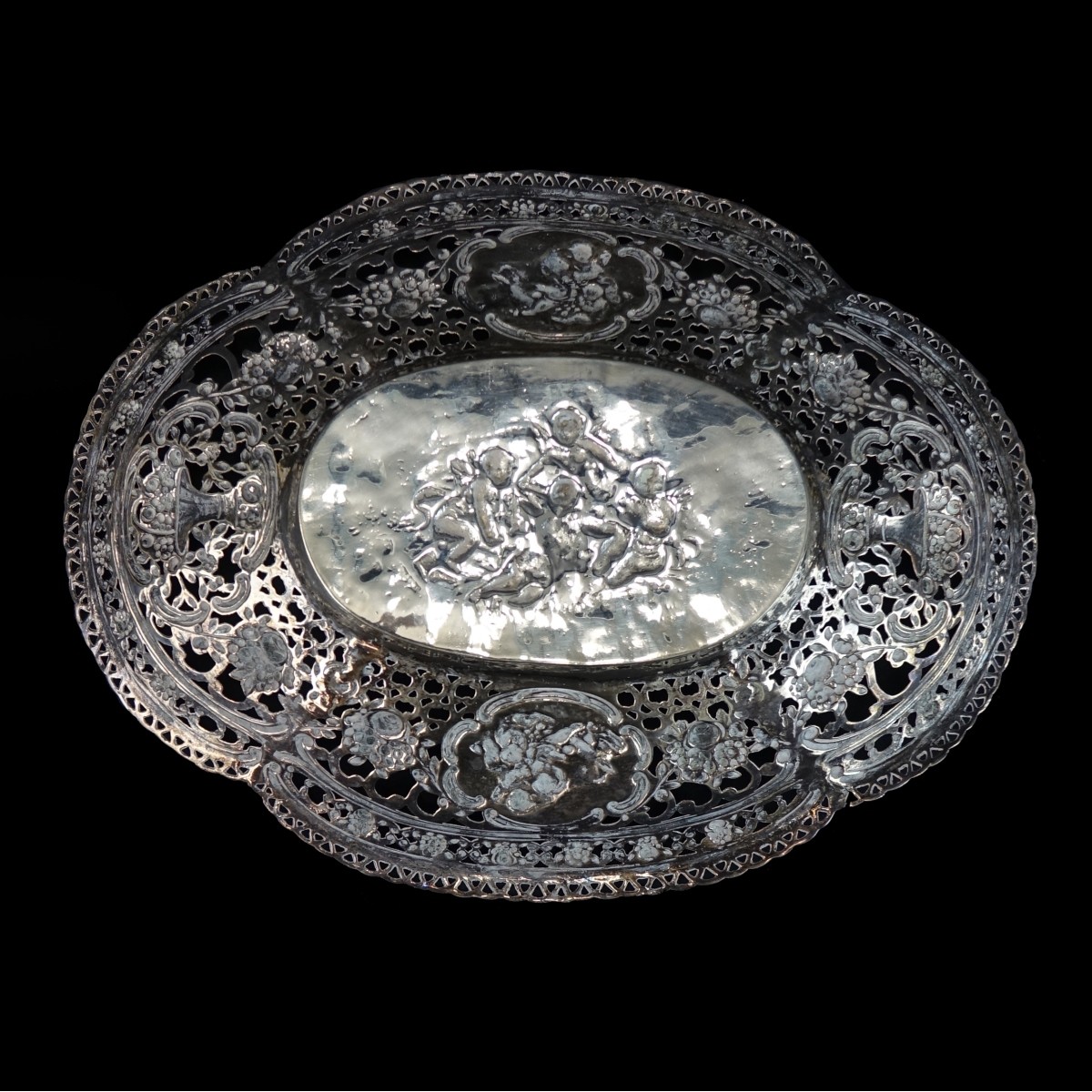 Continental 800 Silver Dish