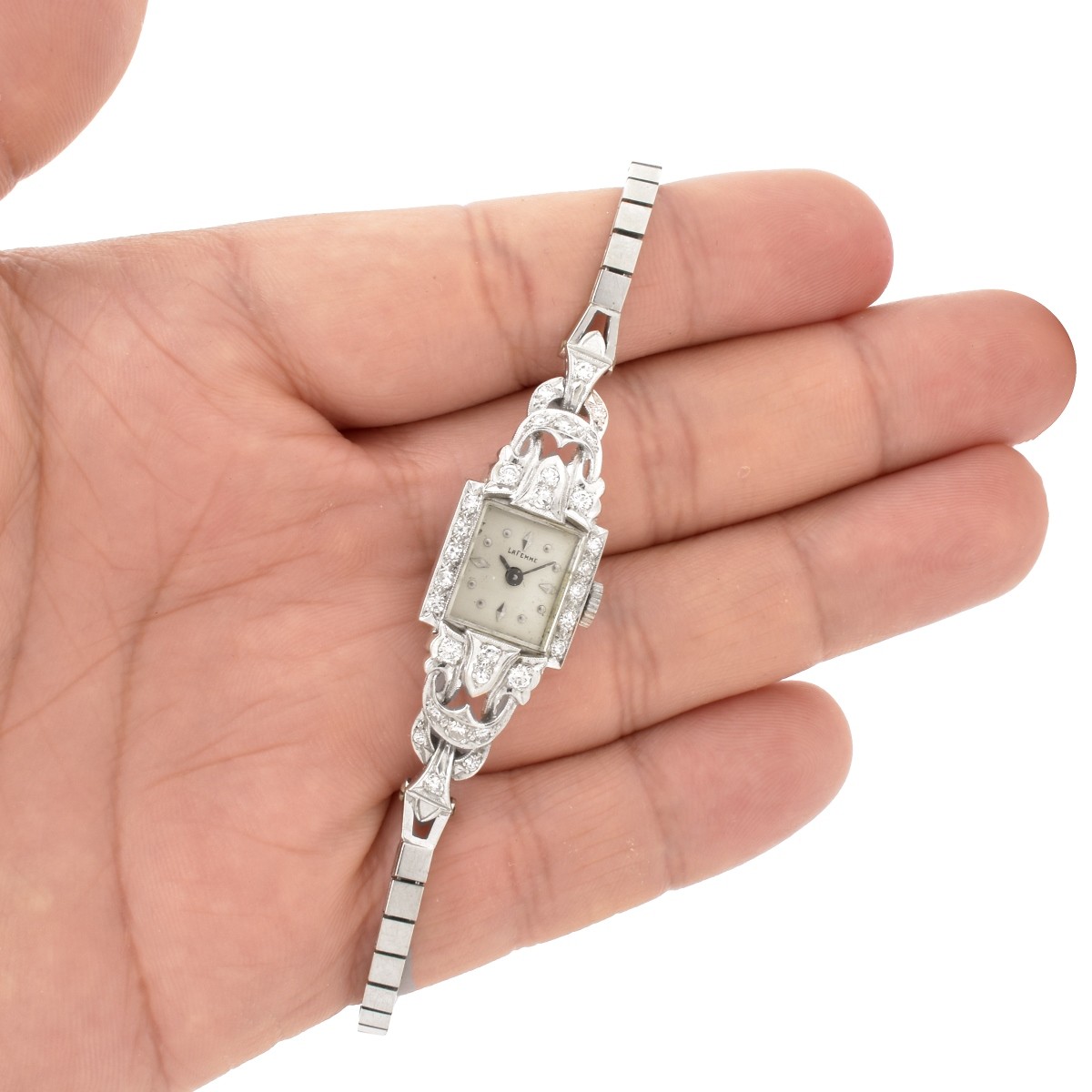 Vintage Diamond and 14K Watch