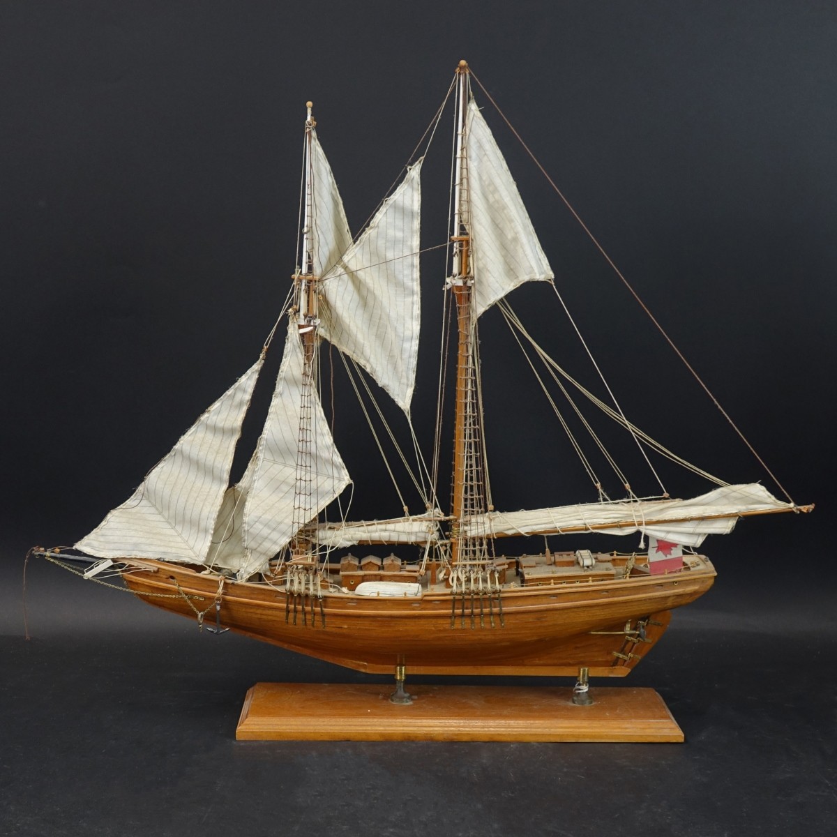 Vintage Canadian Model Sailboat