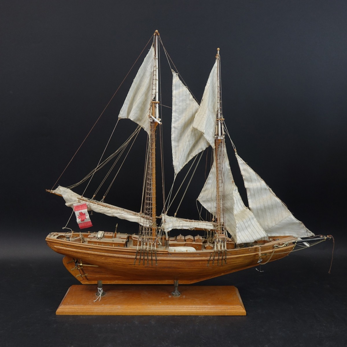 Vintage Canadian Model Sailboat