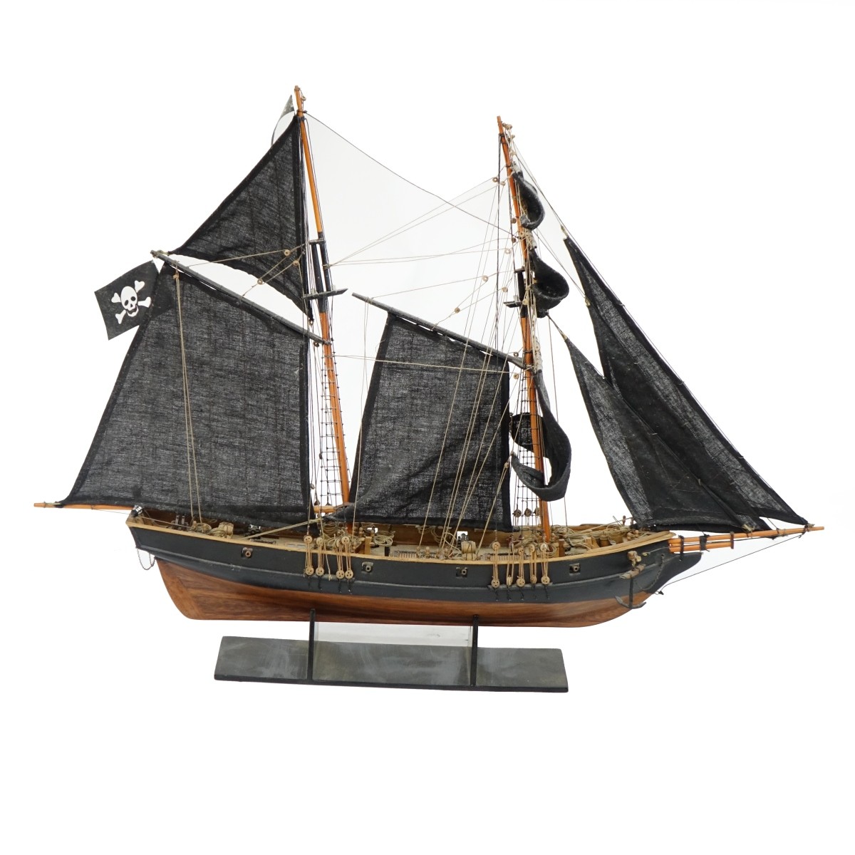 Ben Franklin's Black Prince Model Sailing Ship