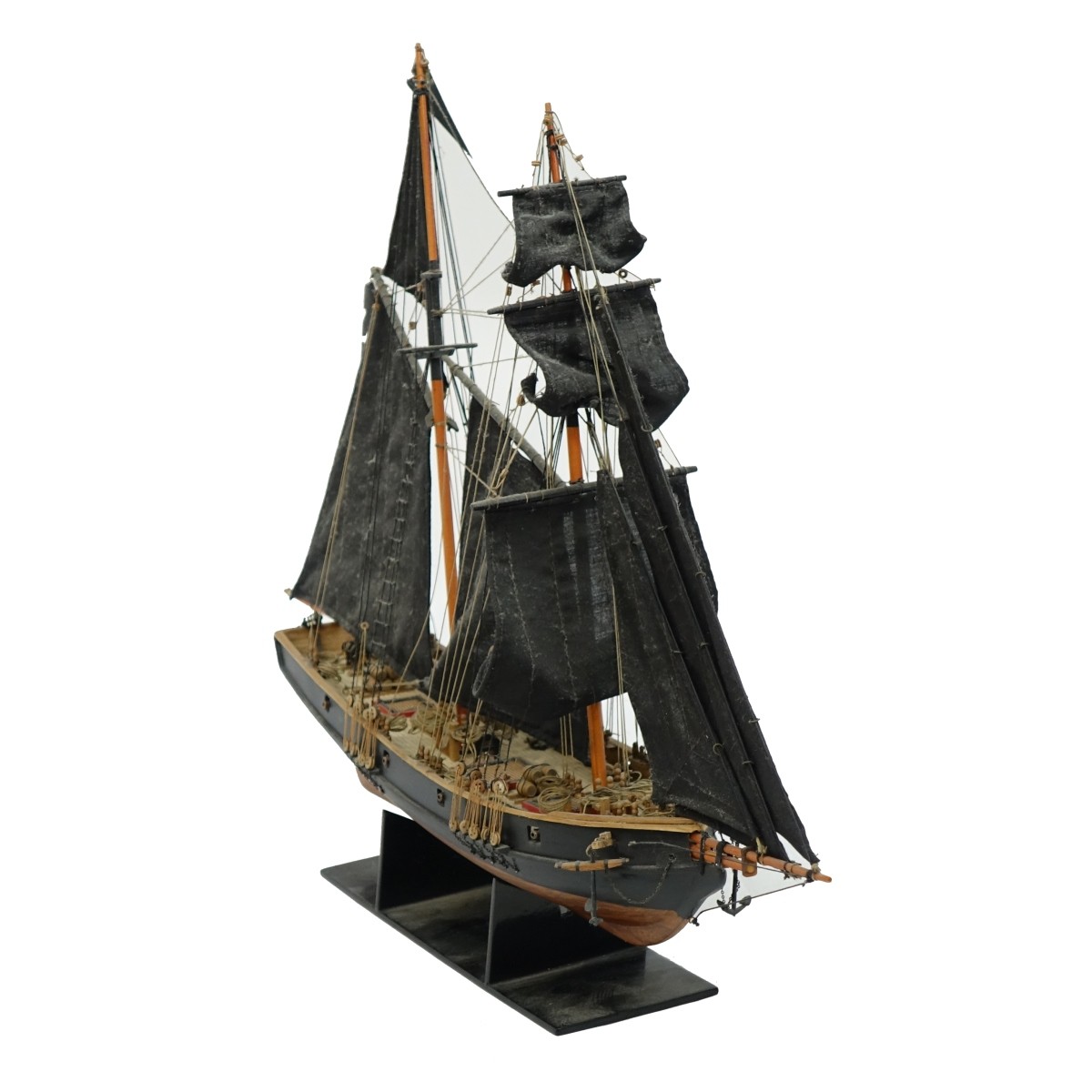 Ben Franklin's Black Prince Model Sailing Ship