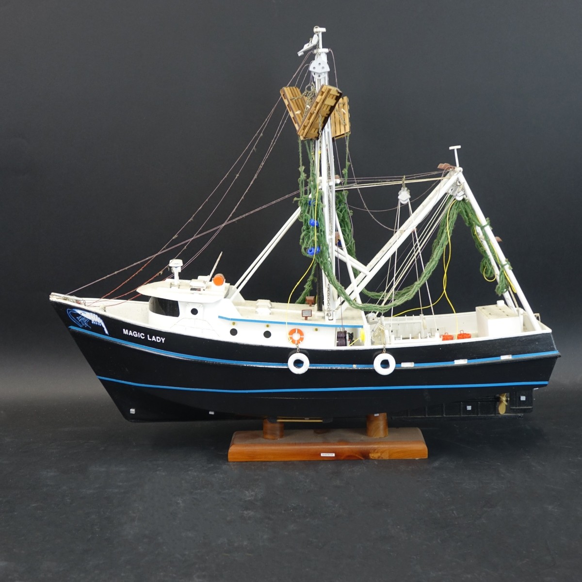 Vintage Magic Lady Model Boat