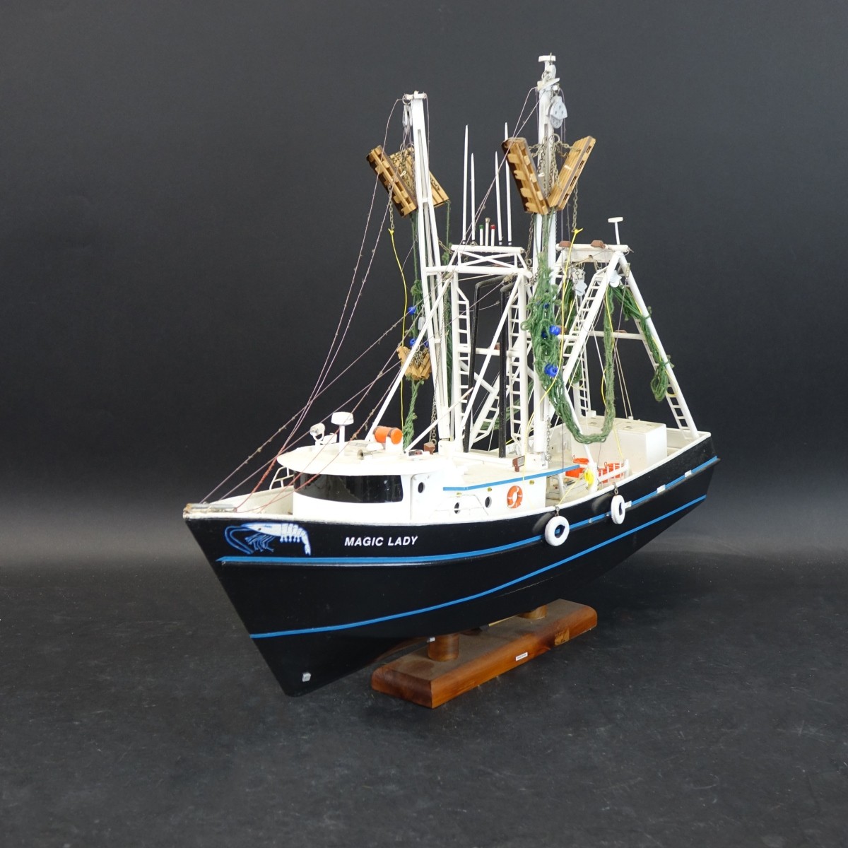 Vintage Magic Lady Model Boat