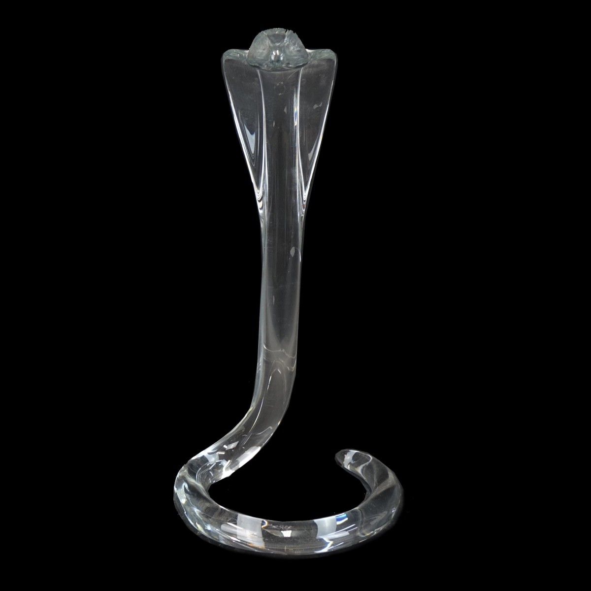 Daum Crystal Cobra Figure