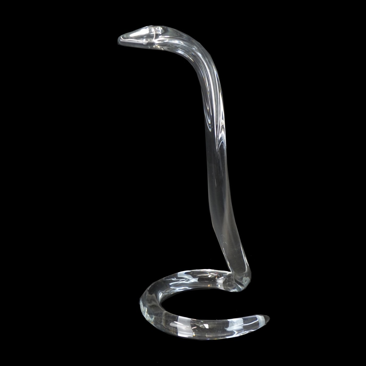Daum Crystal Cobra Figure