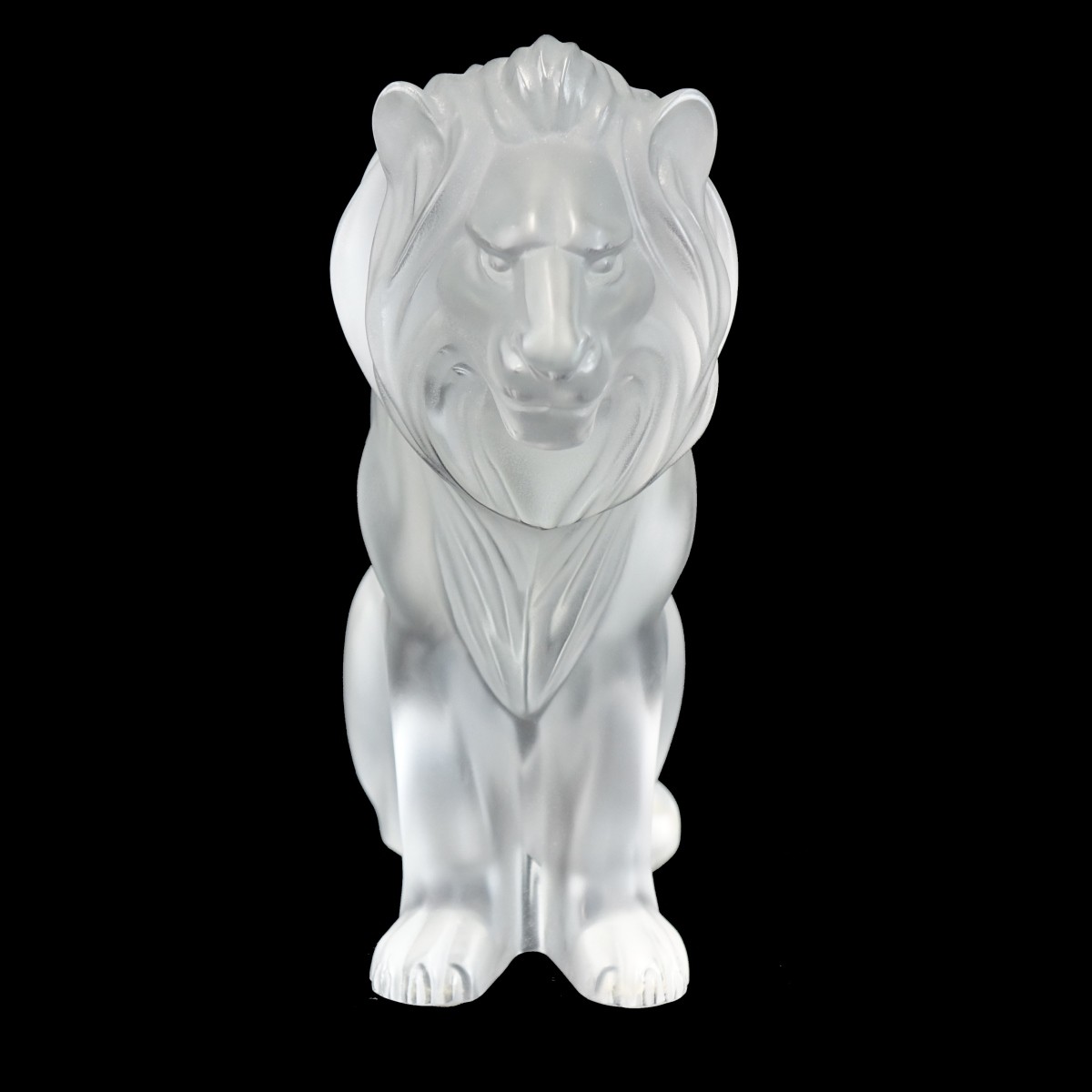 Lalique Bamara Lion Figurine