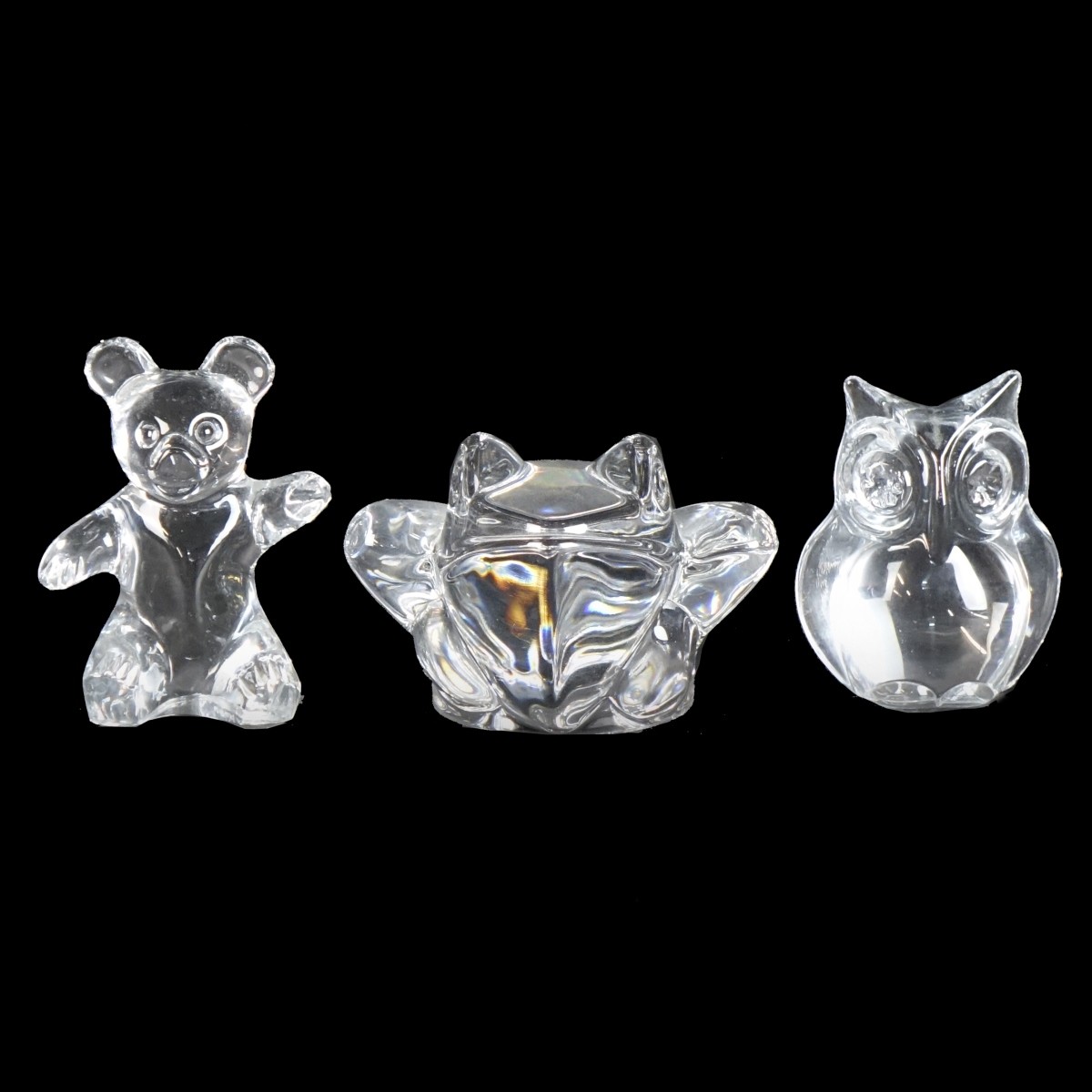 Daum Art Glass Figurines