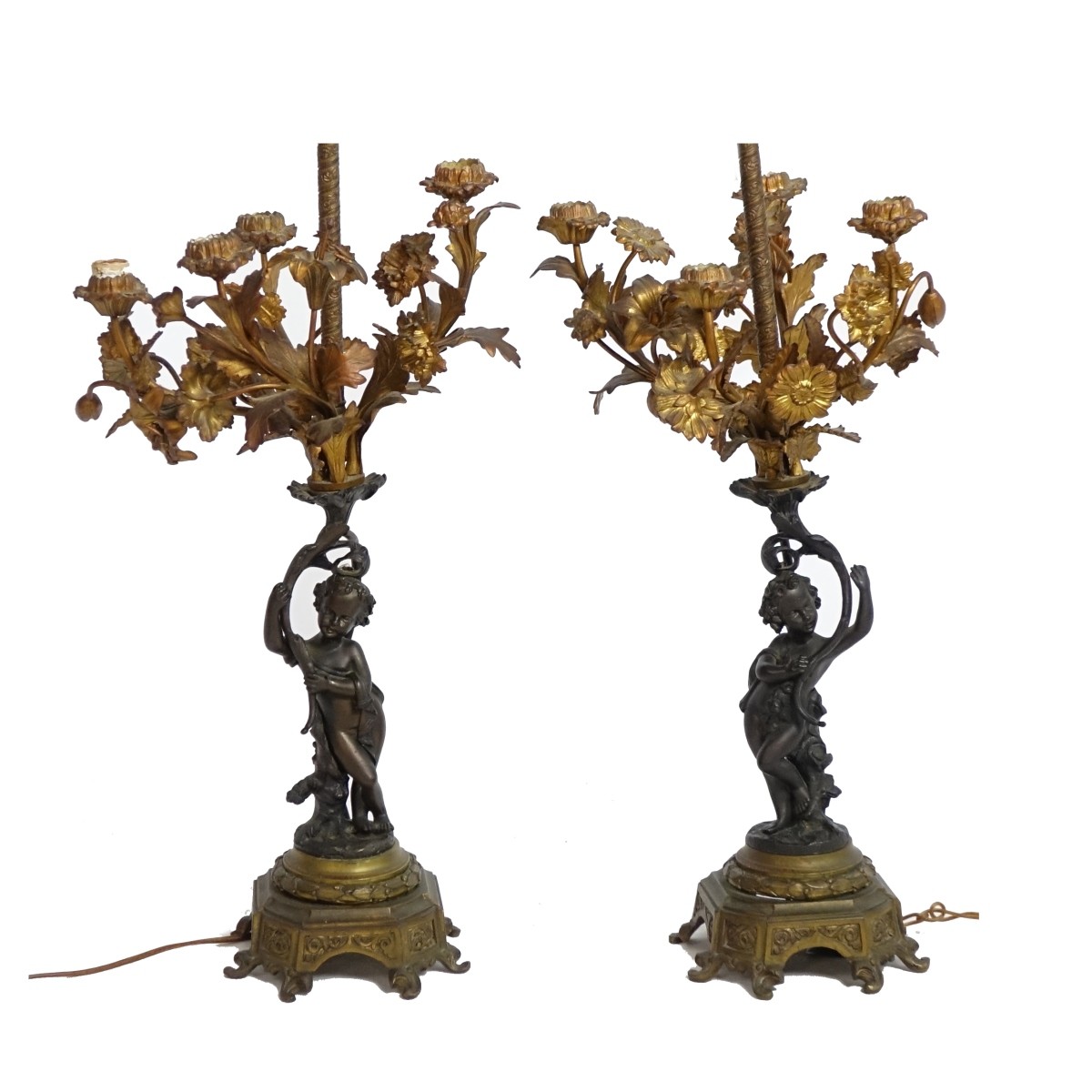 Pair of 20th C. Candelabra