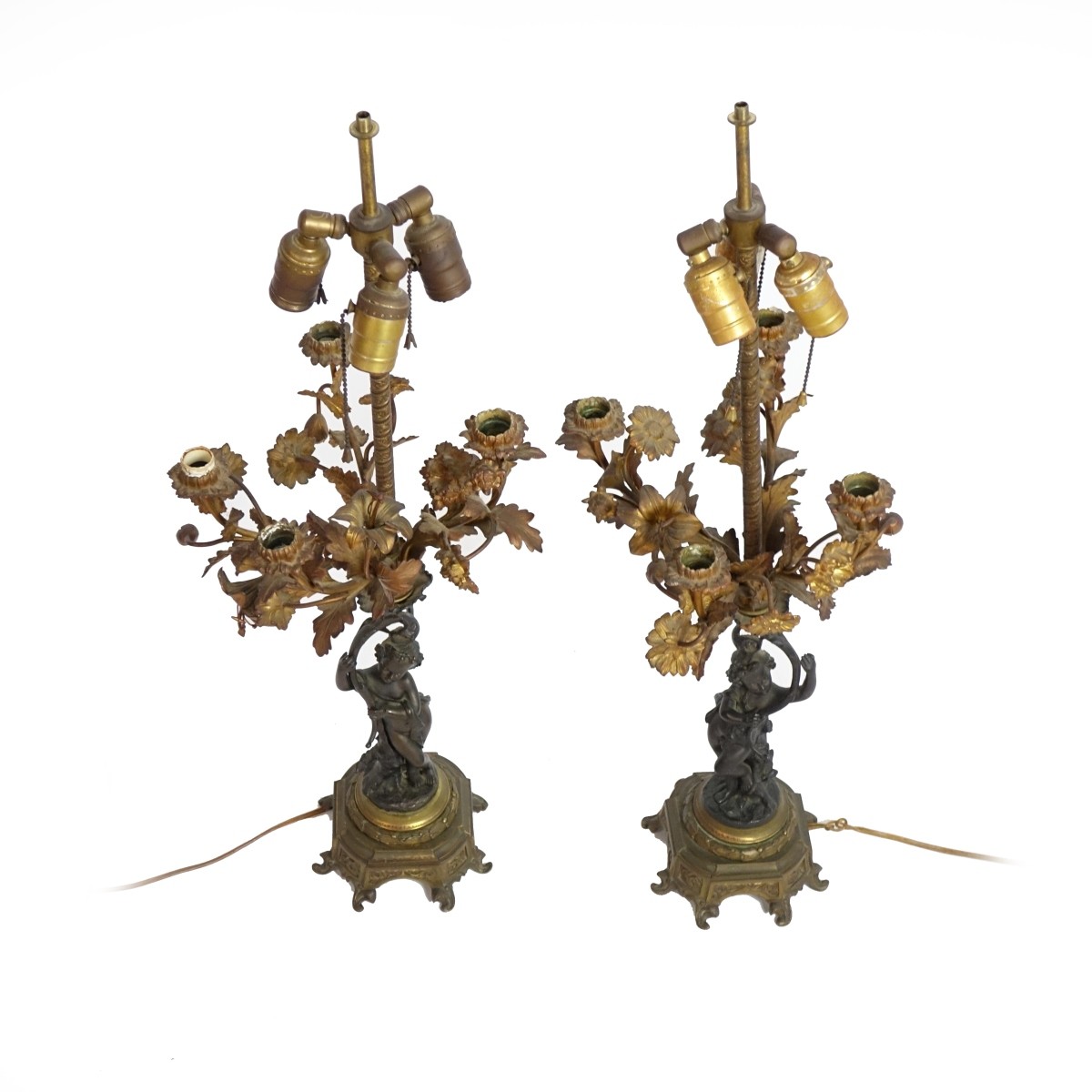 Pair of 20th C. Candelabra