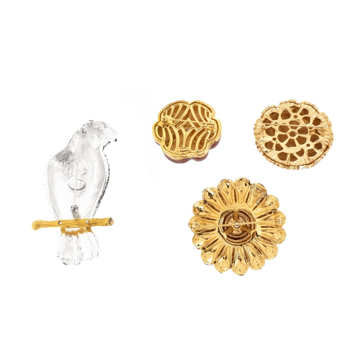 Judith Leiber and Joan Rivers Brooches