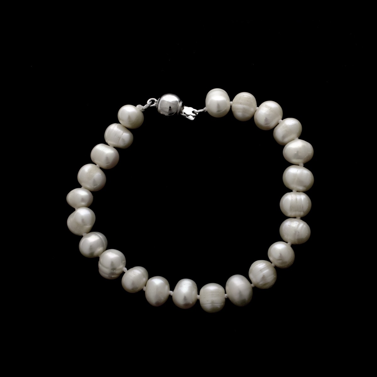 Vintage Pearl Necklace and Bracelet Suite