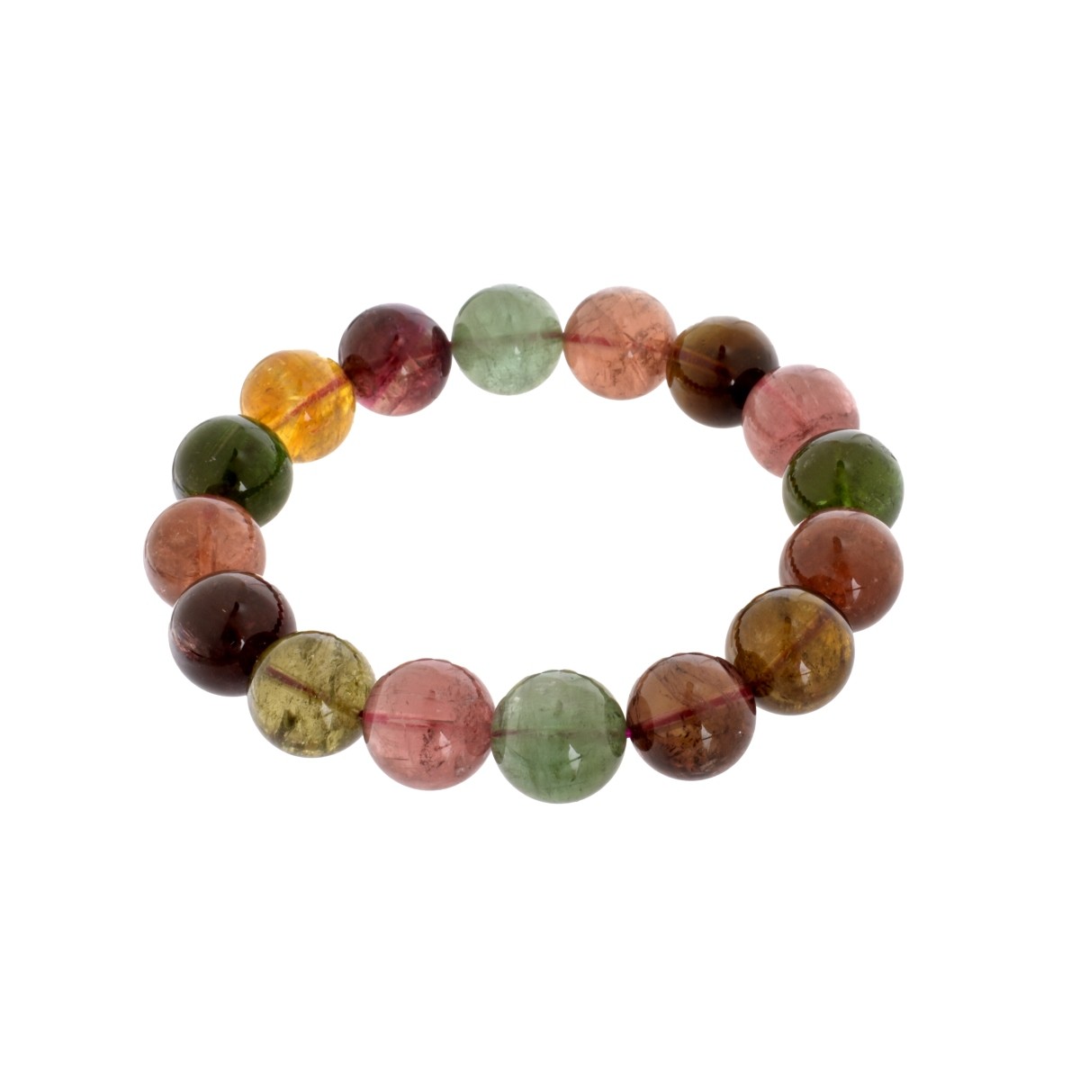 Tourmaline Bead Bracelet.