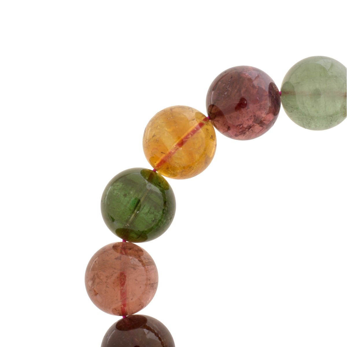 Tourmaline Bead Bracelet.