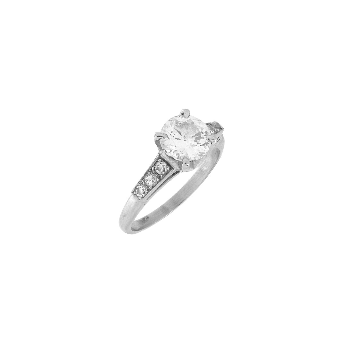 Diamond and 14K Ring