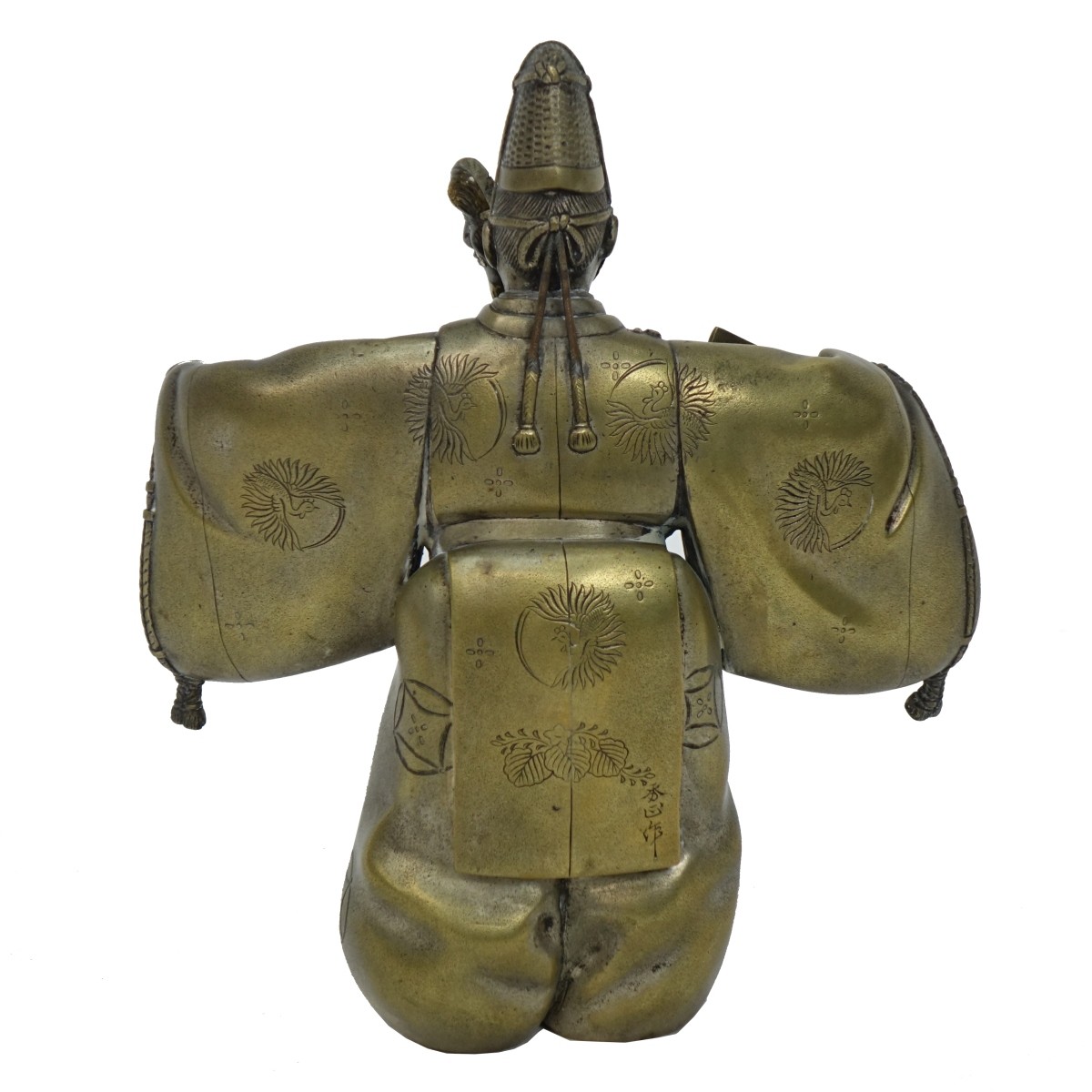 Japanese Cast Bronze Kabuki Dancer