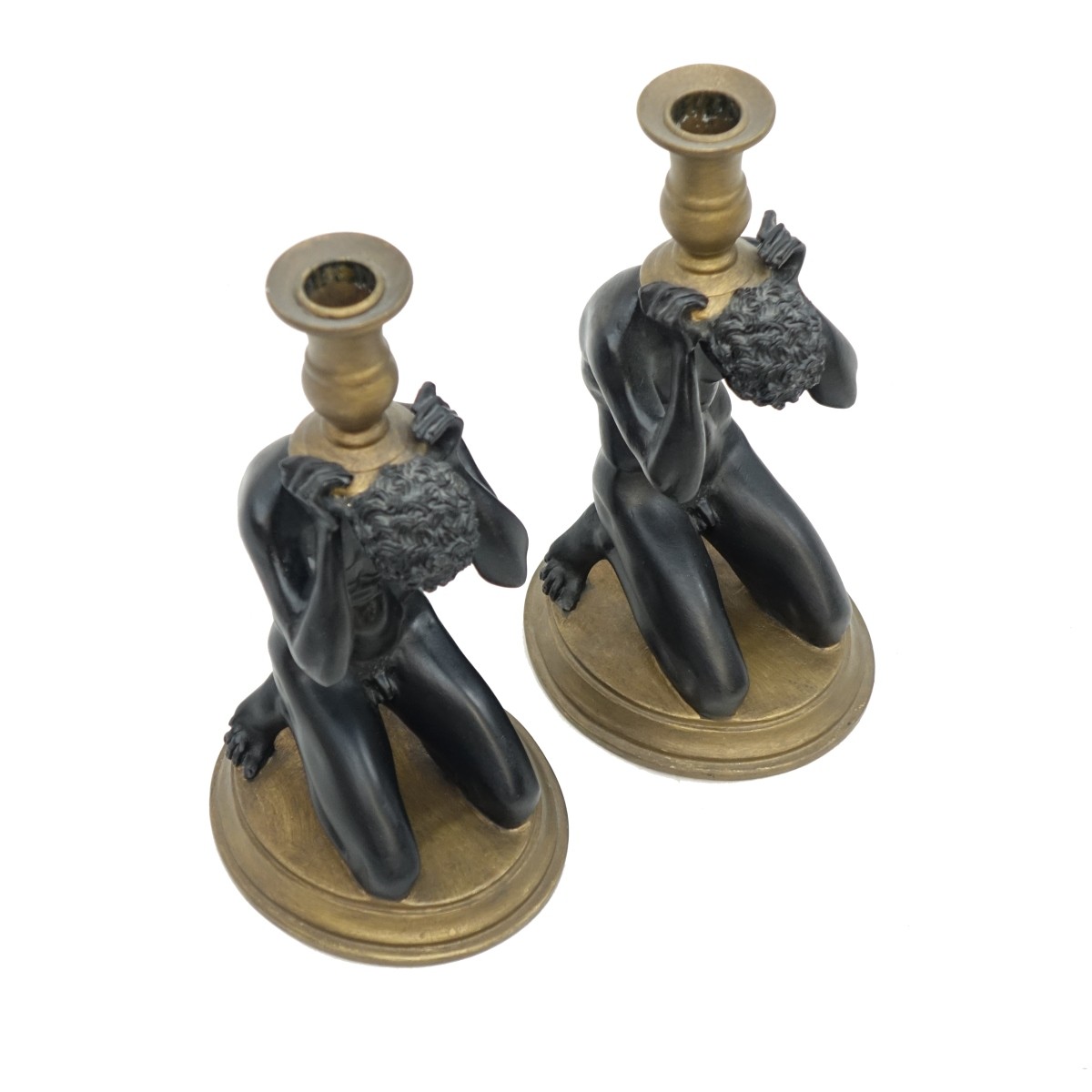 Figural Nude Candlesticks