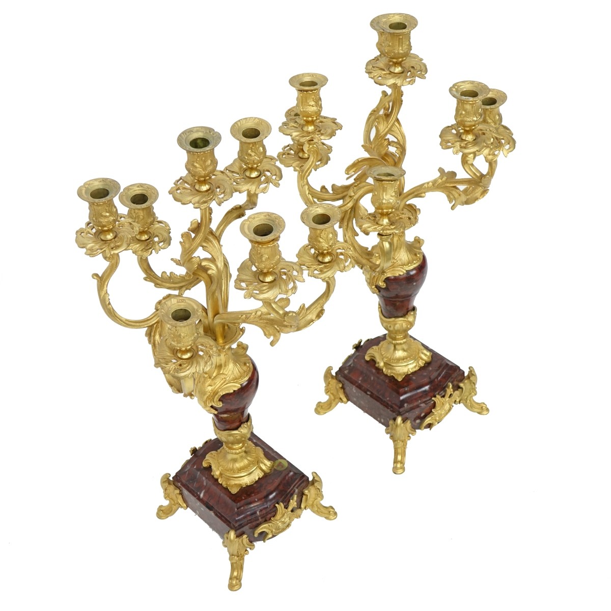 Pair of Louis XVI Style Candleabra