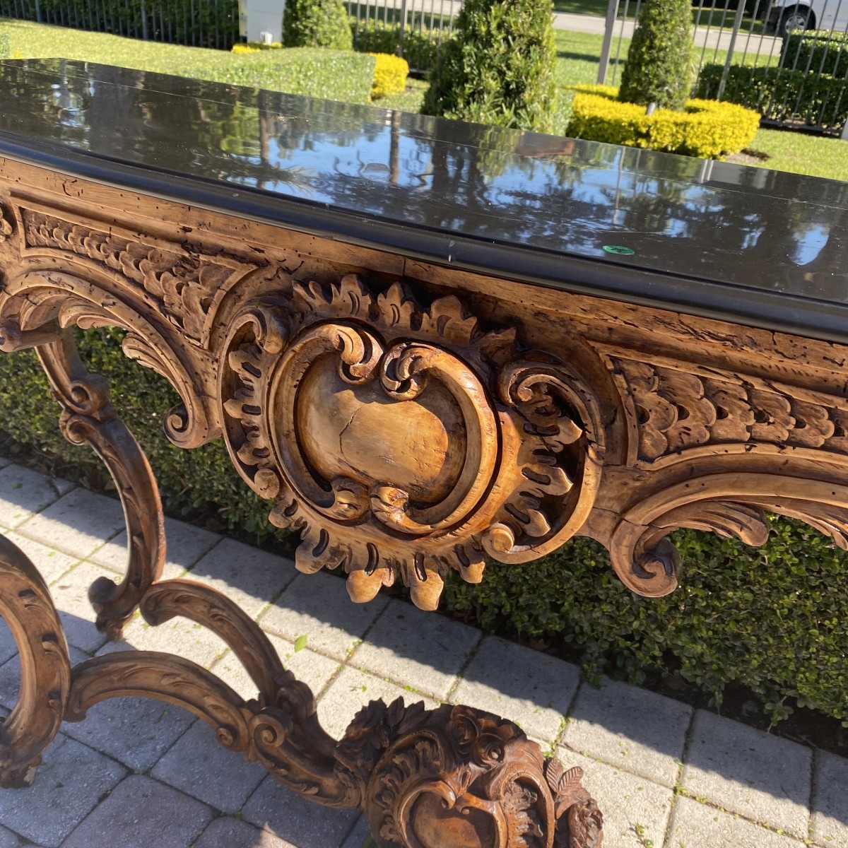 Antique Louis XV Style Console Table