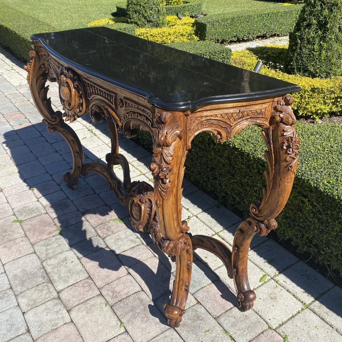 Antique Louis XV Style Console Table