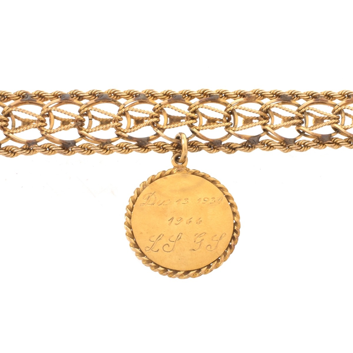 Vintage 14K and 18K Bracelet