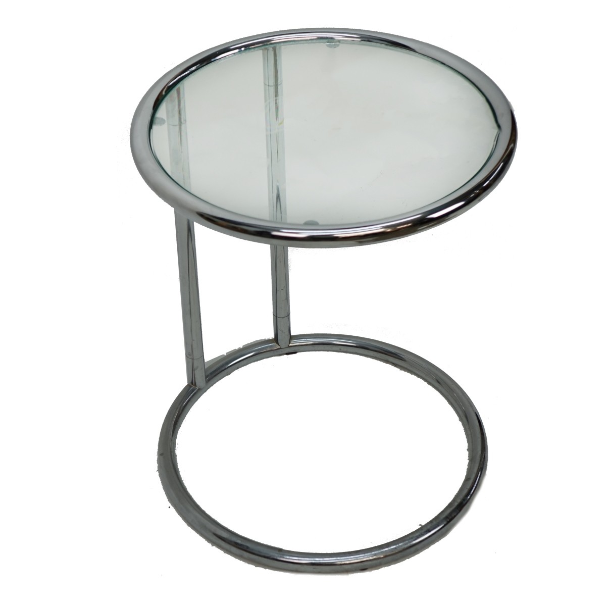 Mid Century Chrome Side Table