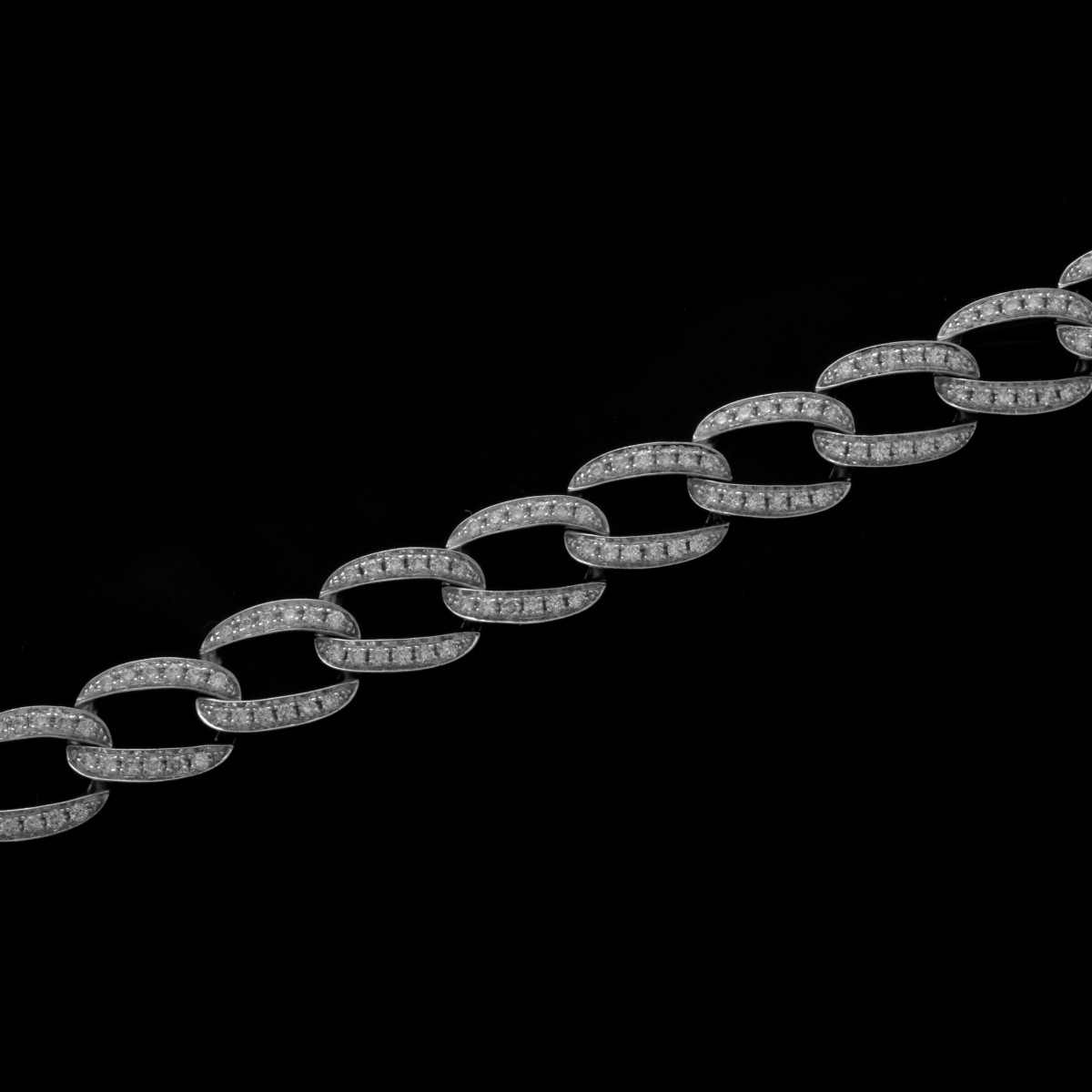 Diamond and 18K Link Bracelet