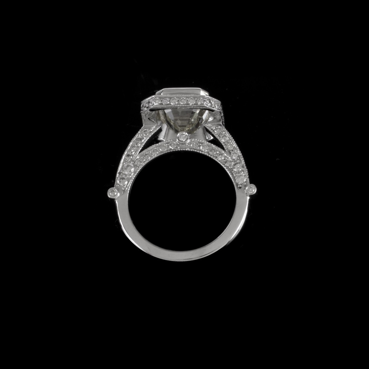 EGL Diamond and 18K Engagement Ring