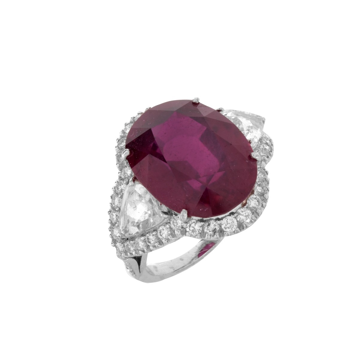 Ruby, Diamond and 18K Ring