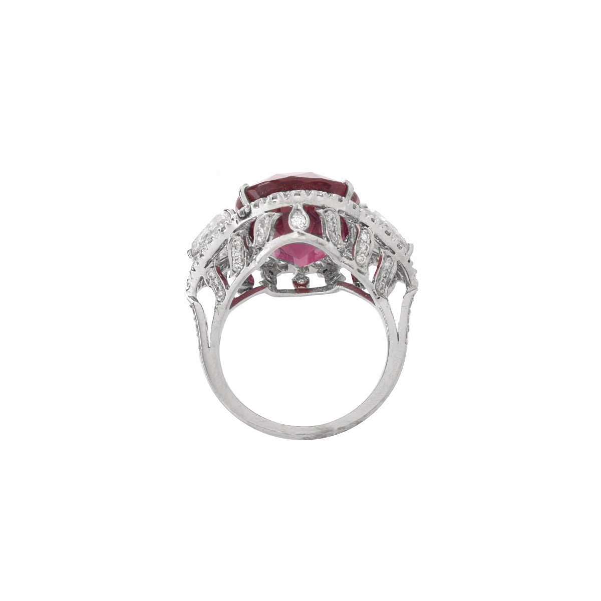 Ruby, Diamond and 18K Ring