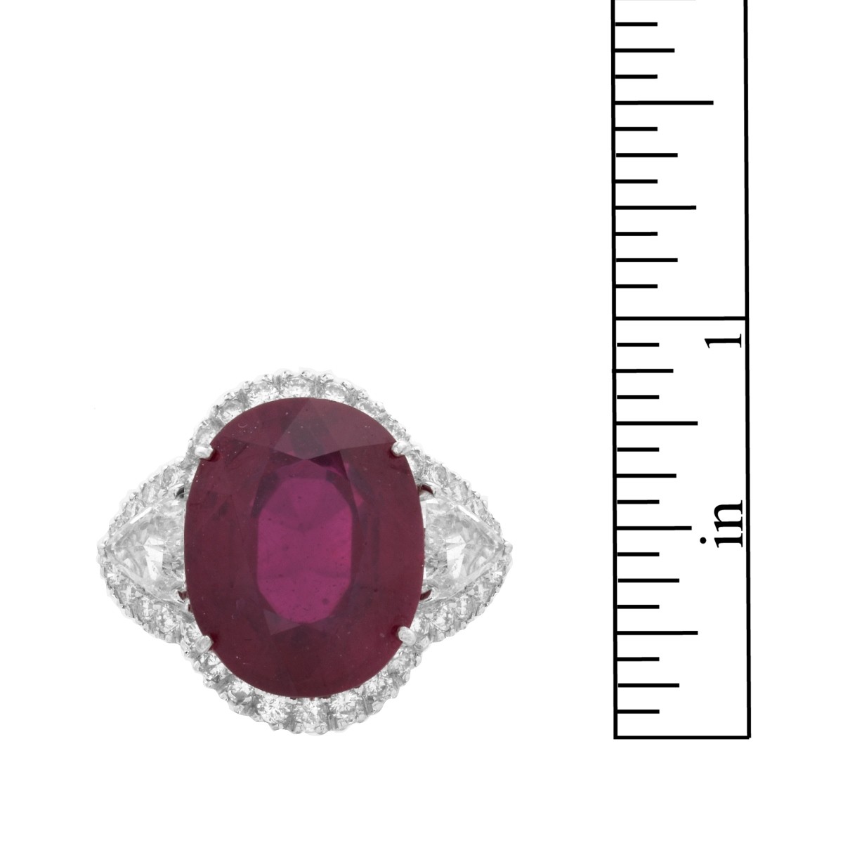 Ruby, Diamond and 18K Ring