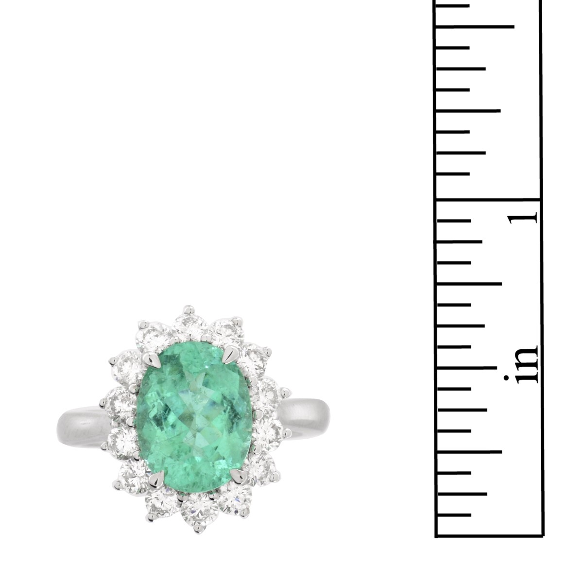 Tourmaline, Diamond and 18K Ring