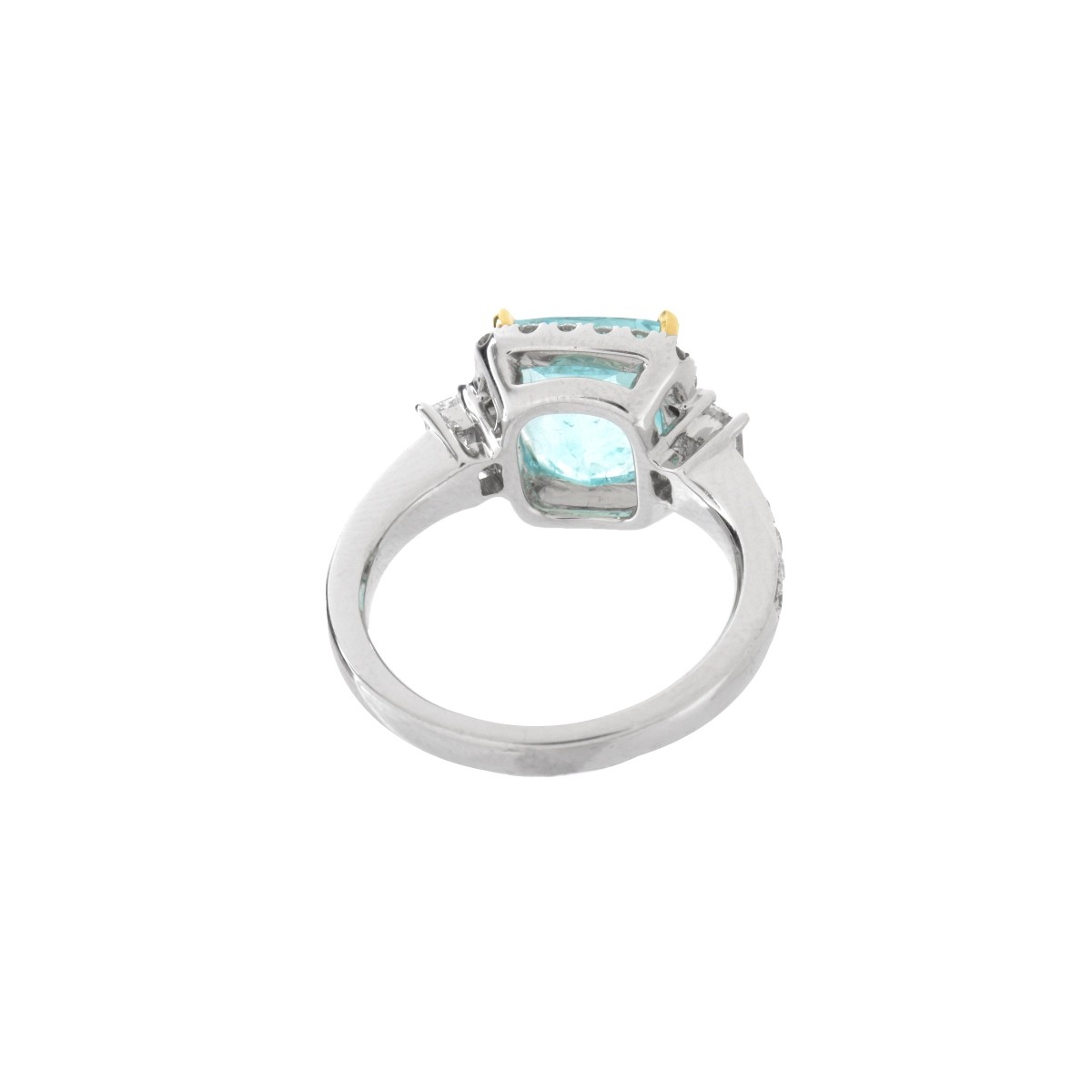 IGL Tourmaline, Diamond and 18K Ring