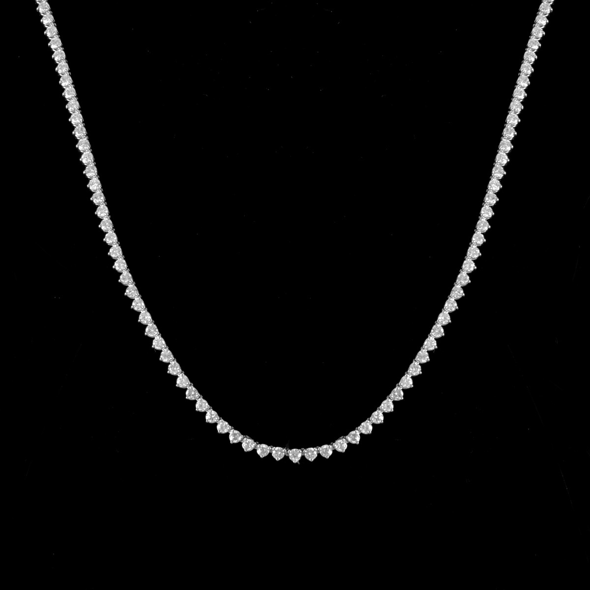 Diamond and Platinum Riviera Necklace