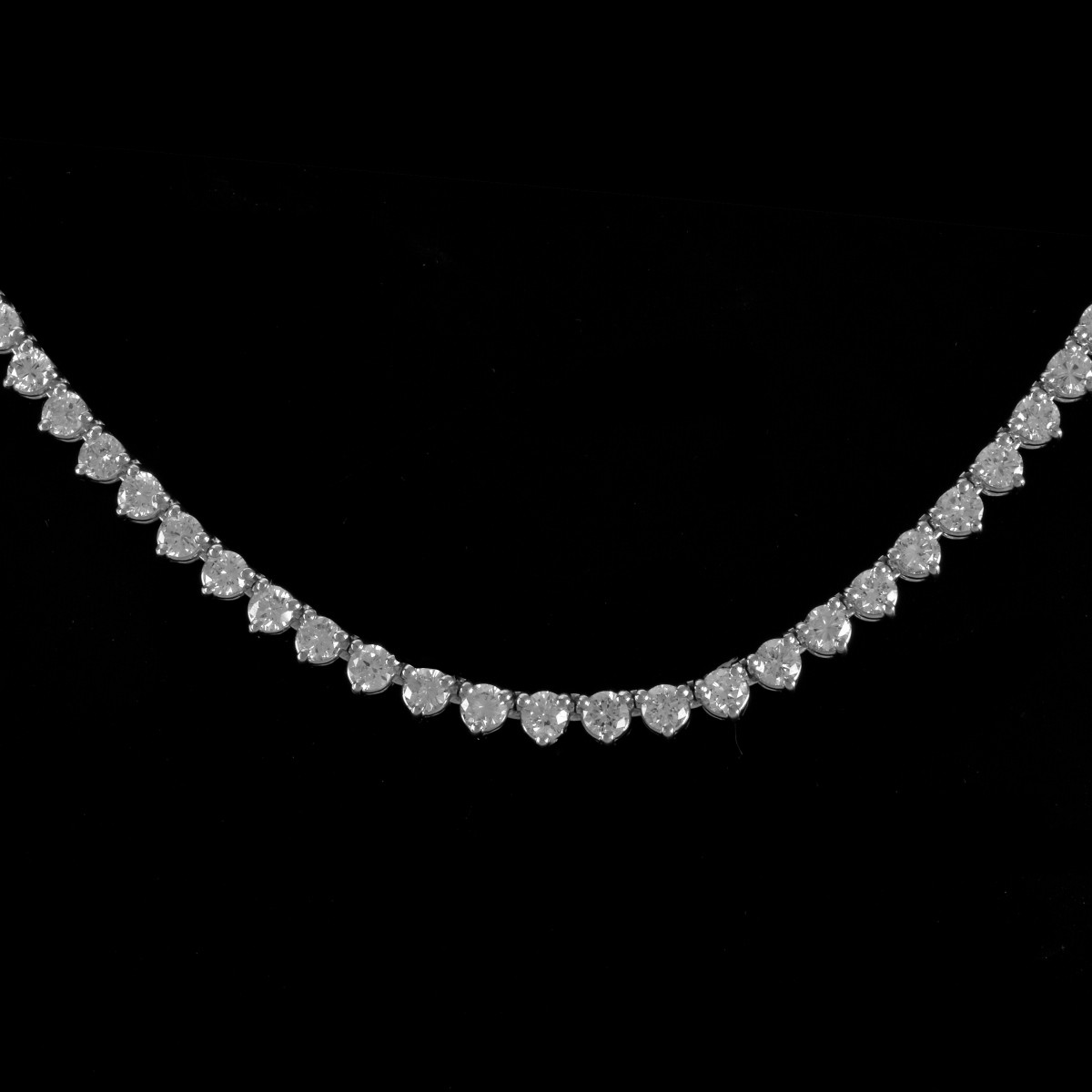 Diamond and Platinum Riviera Necklace