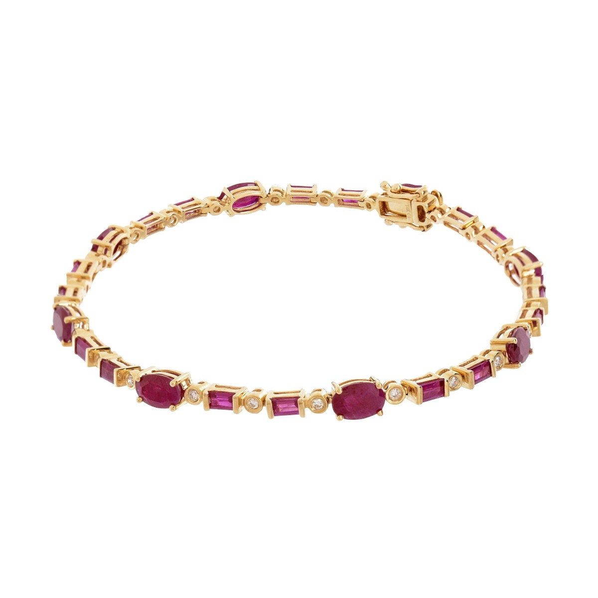 Ruby and 14K Bracelet