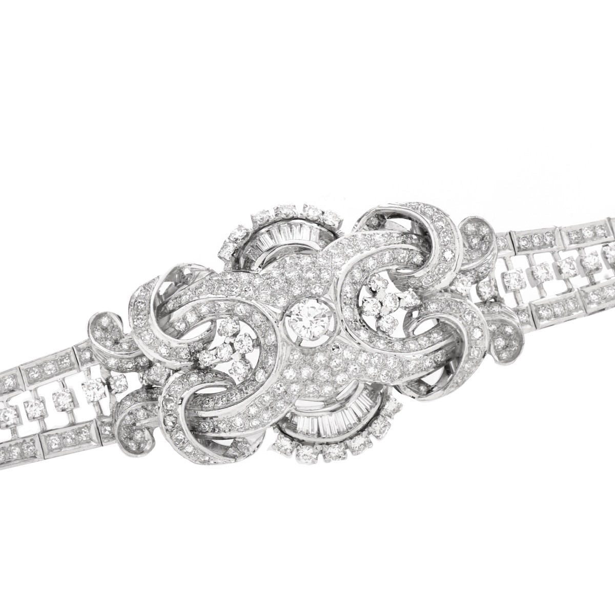 Diamond and Platinum Bracelet