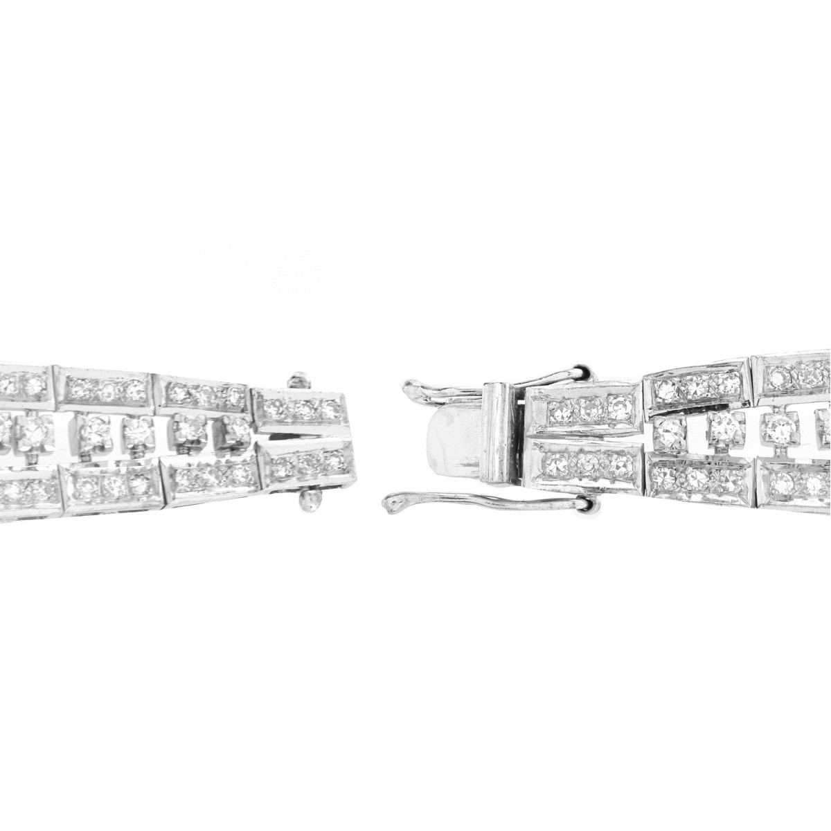 Diamond and Platinum Bracelet