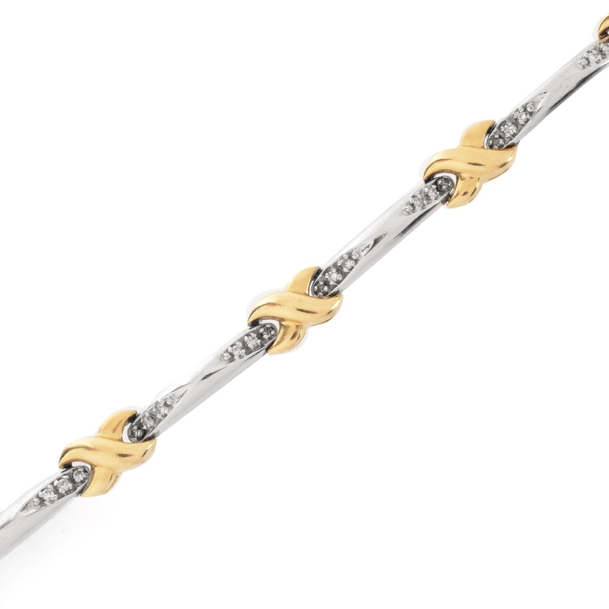 Diamond and 14K Bracelet