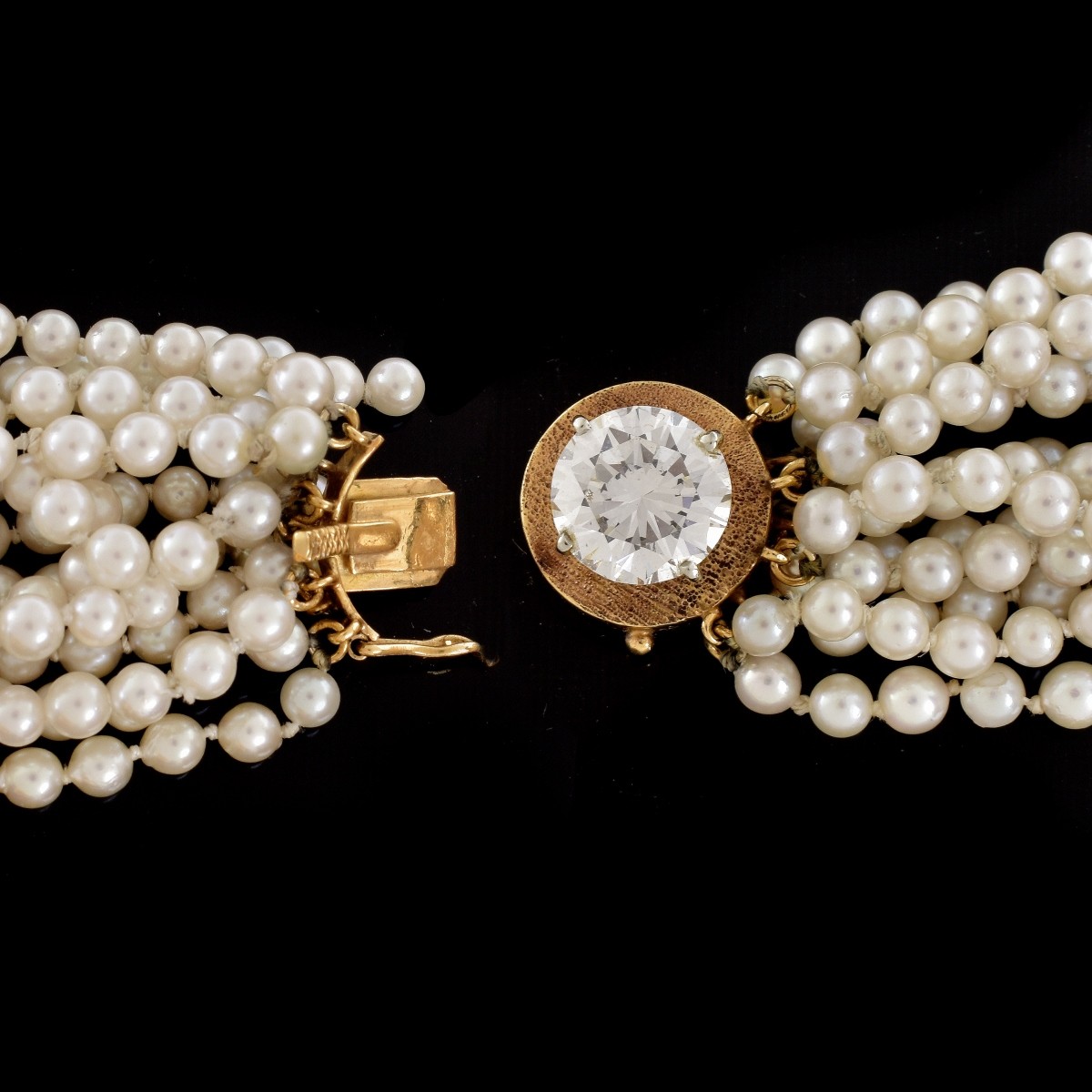 Vintage Seed Pearl and 14K Bracelet