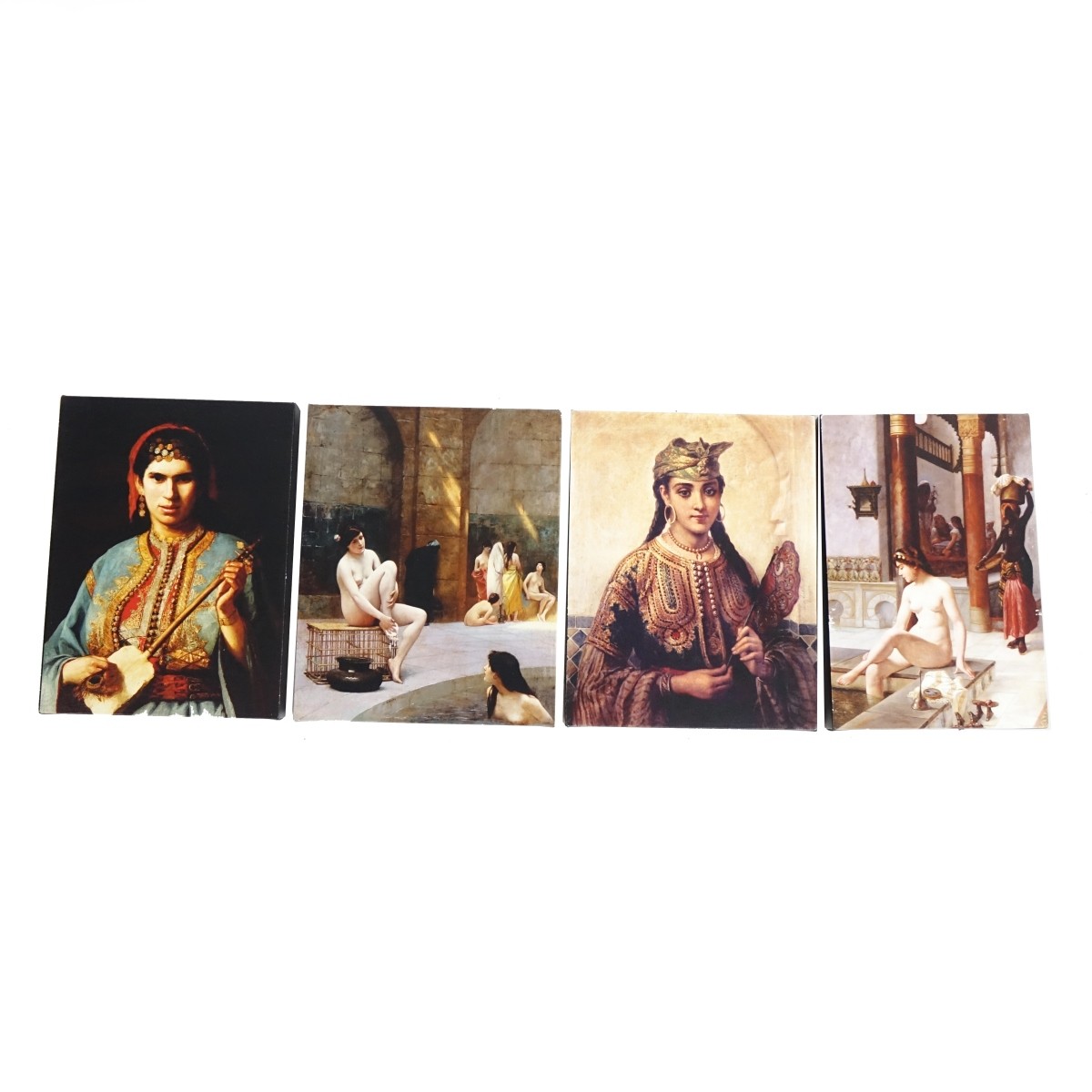 Four (4) Orientalist Photo-reproduction Prints