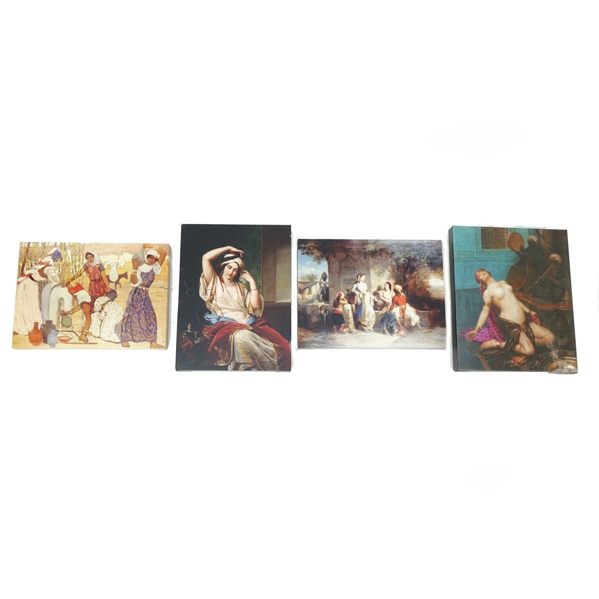 Four (4) Orientalist Photo-reproduction Prints