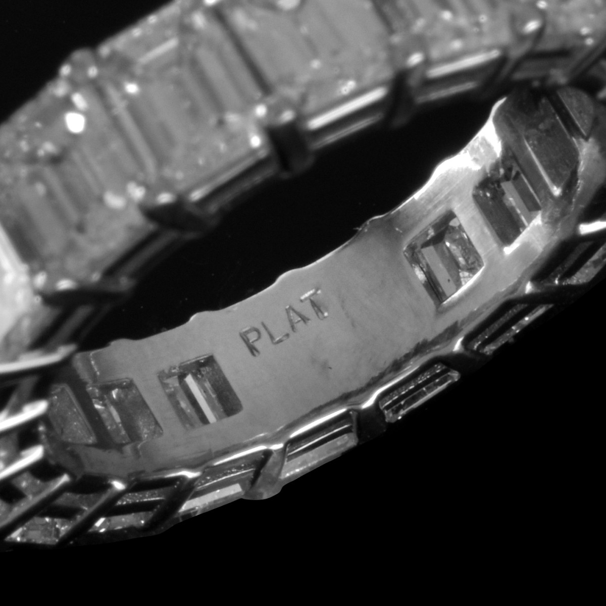 Diamond and Platinum Eternity Band