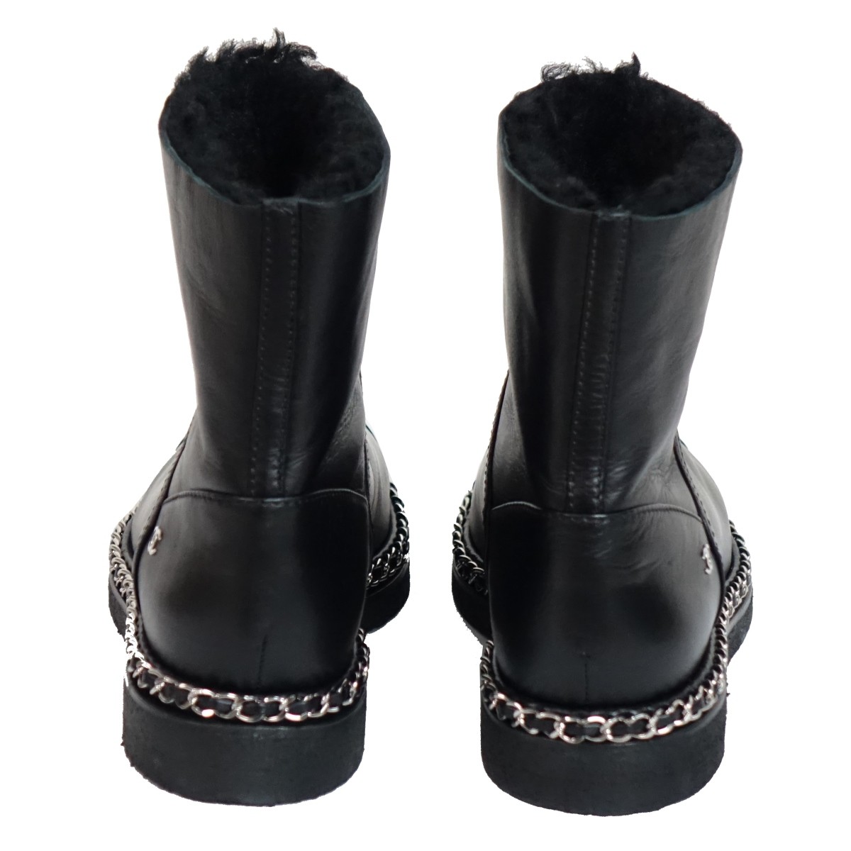 Chanel Cap Toe Winter Boots