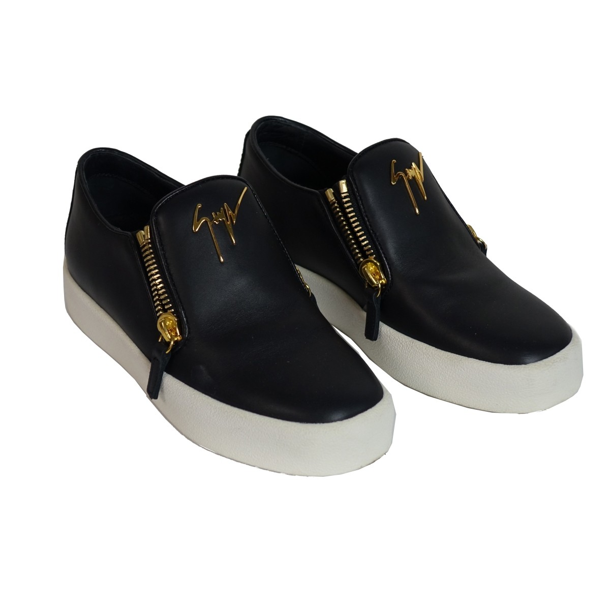 Giuseppe Zanotti Double Zip Slip-On Sneaker