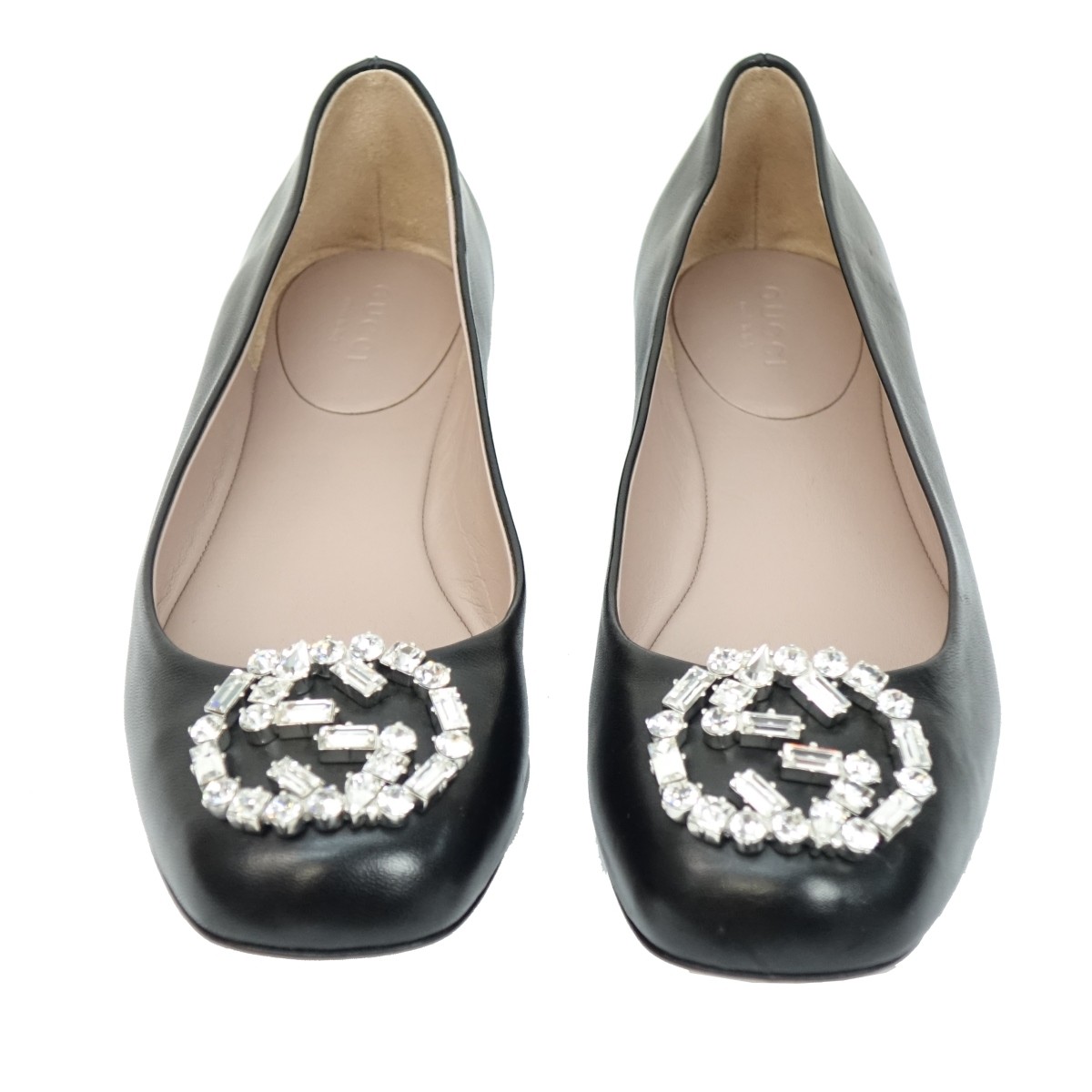 Gucci Crystal GG Ballet Flats