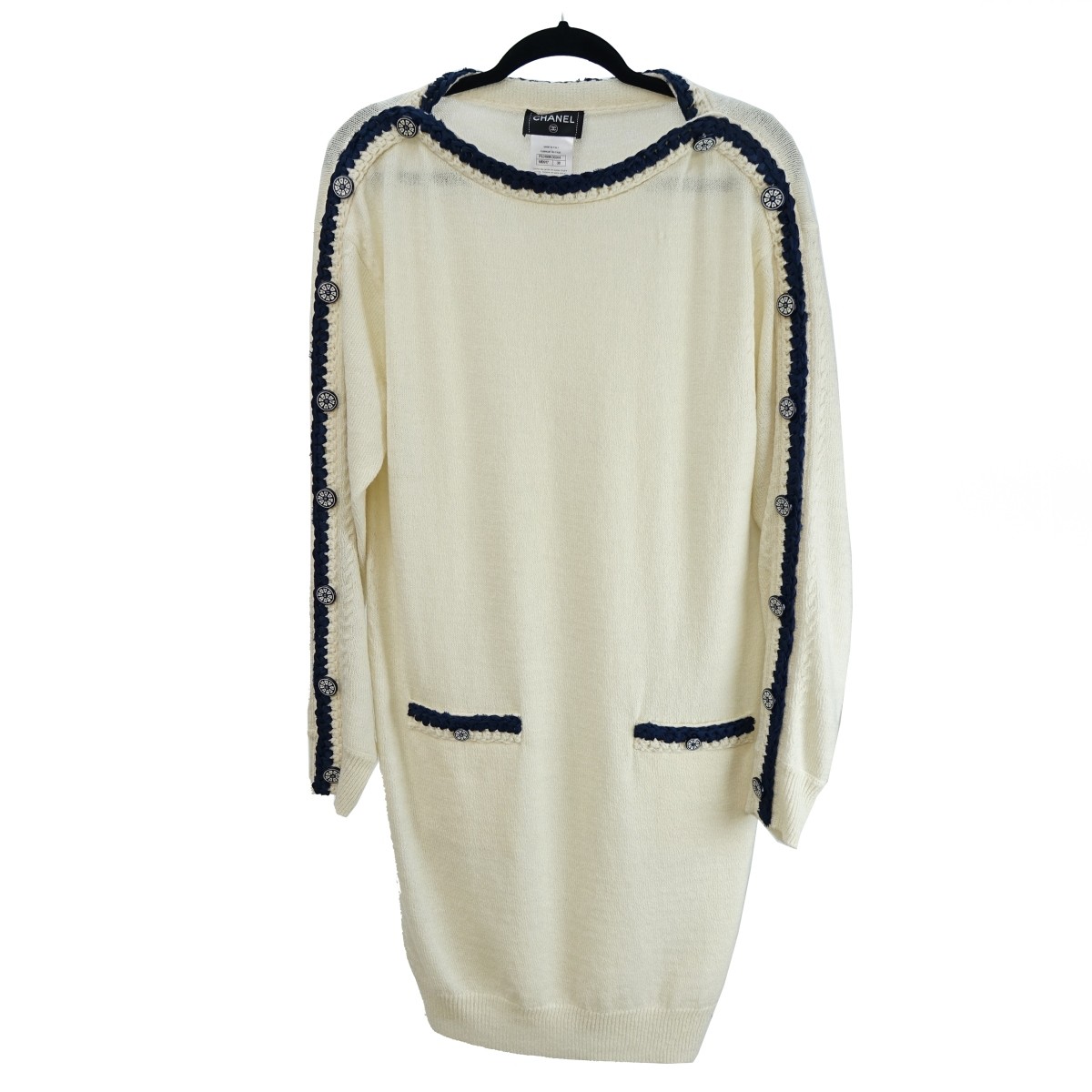 Chanel Long Sleeve Wool Dress