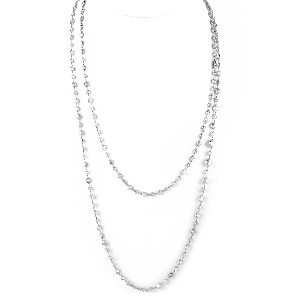 Diamond and Platinum Necklace