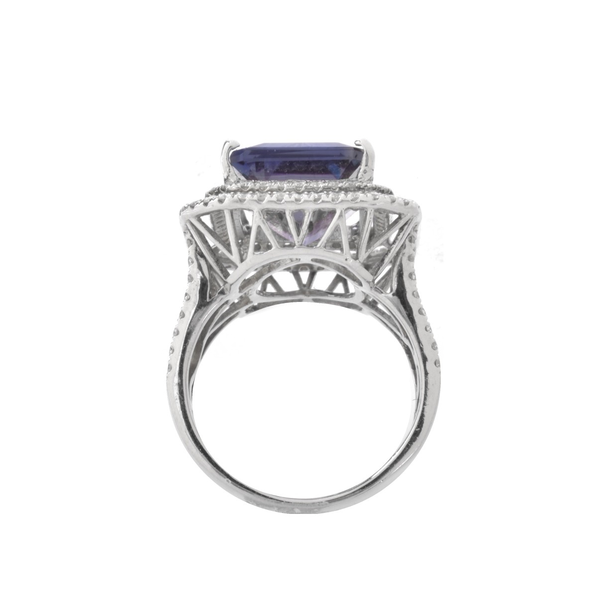 Tanzanite, Diamond and 14K Ring